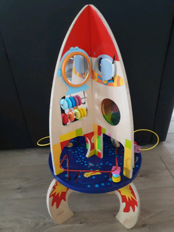 wood multi activity rocket